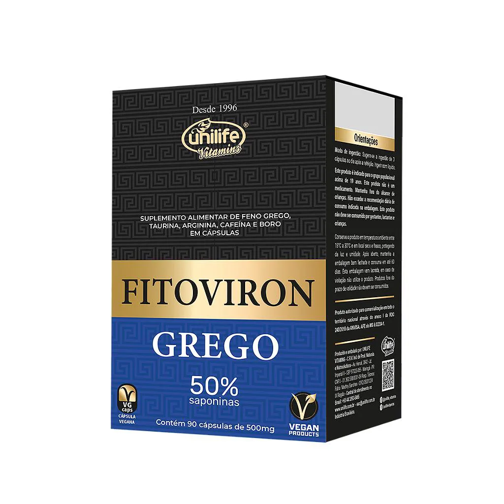 Fito Viron Grego - 90 cápsulas 500 Mg
