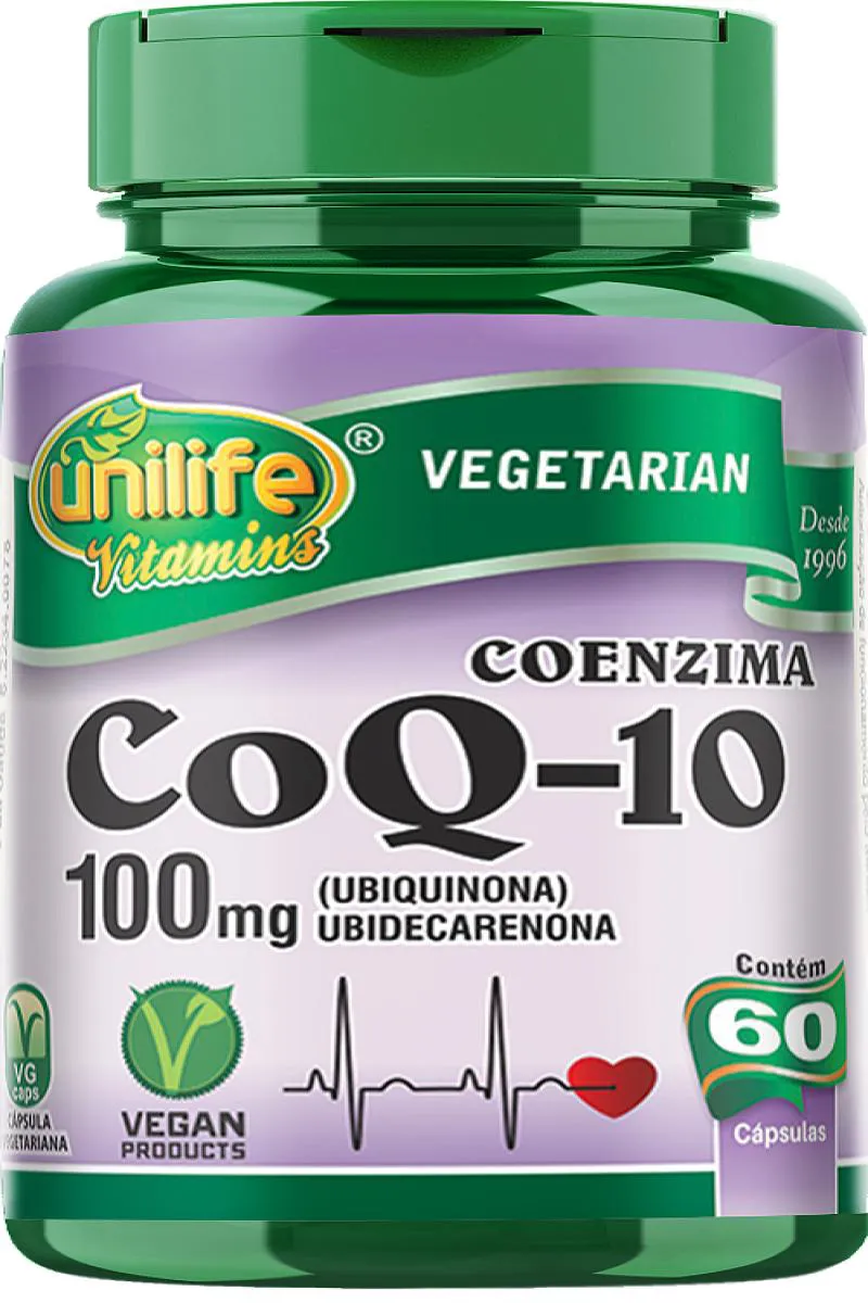 Coenzima Coq - 10 - 100 Mg. de Ubiquinona - 60 cápsulas