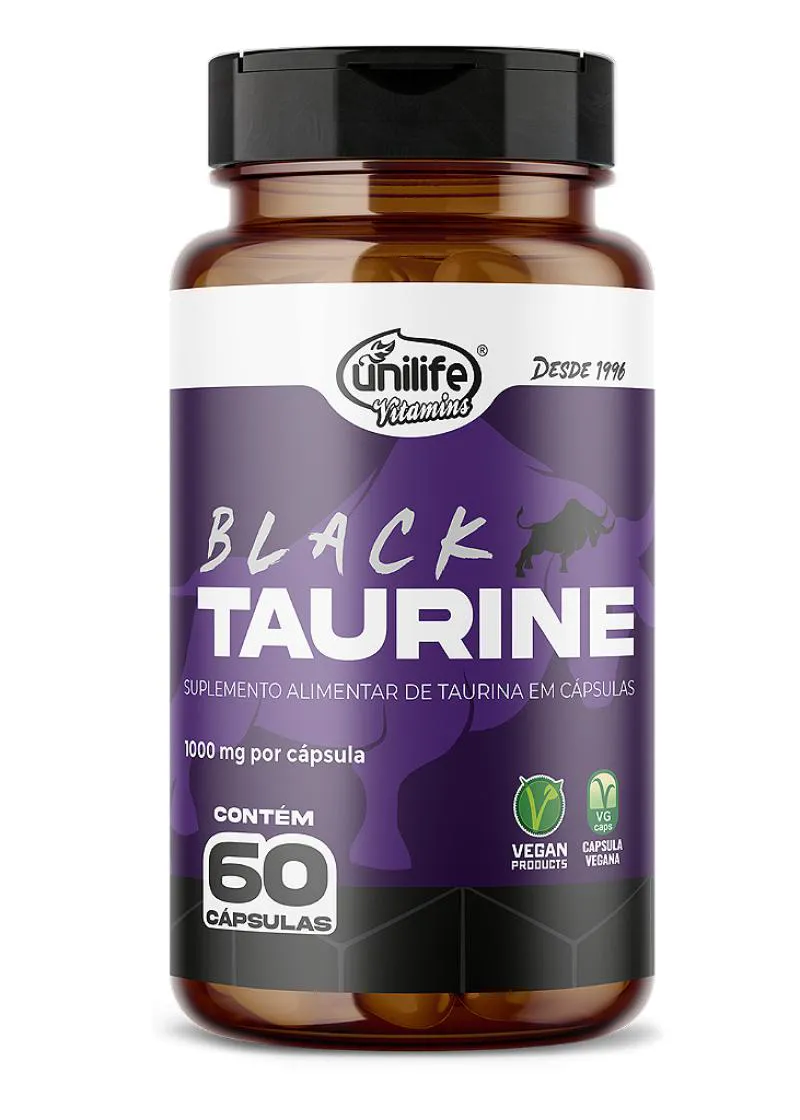 Taurina - 60 cápsulas 1000 Mg