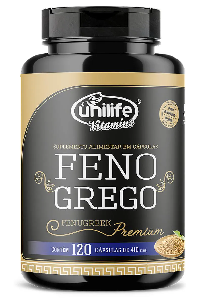 Feno Grego Premium - 120 cápsulas 410 Mg