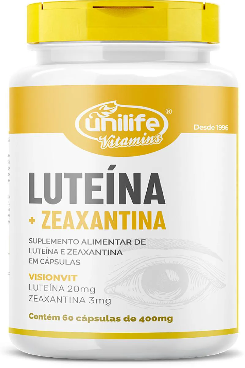 Luteína e Zeaxantina - 60 cápsulas