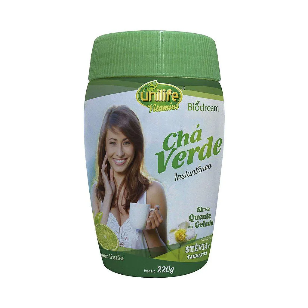 Chá Verde Solúvel - Biodream - Sabor Limão