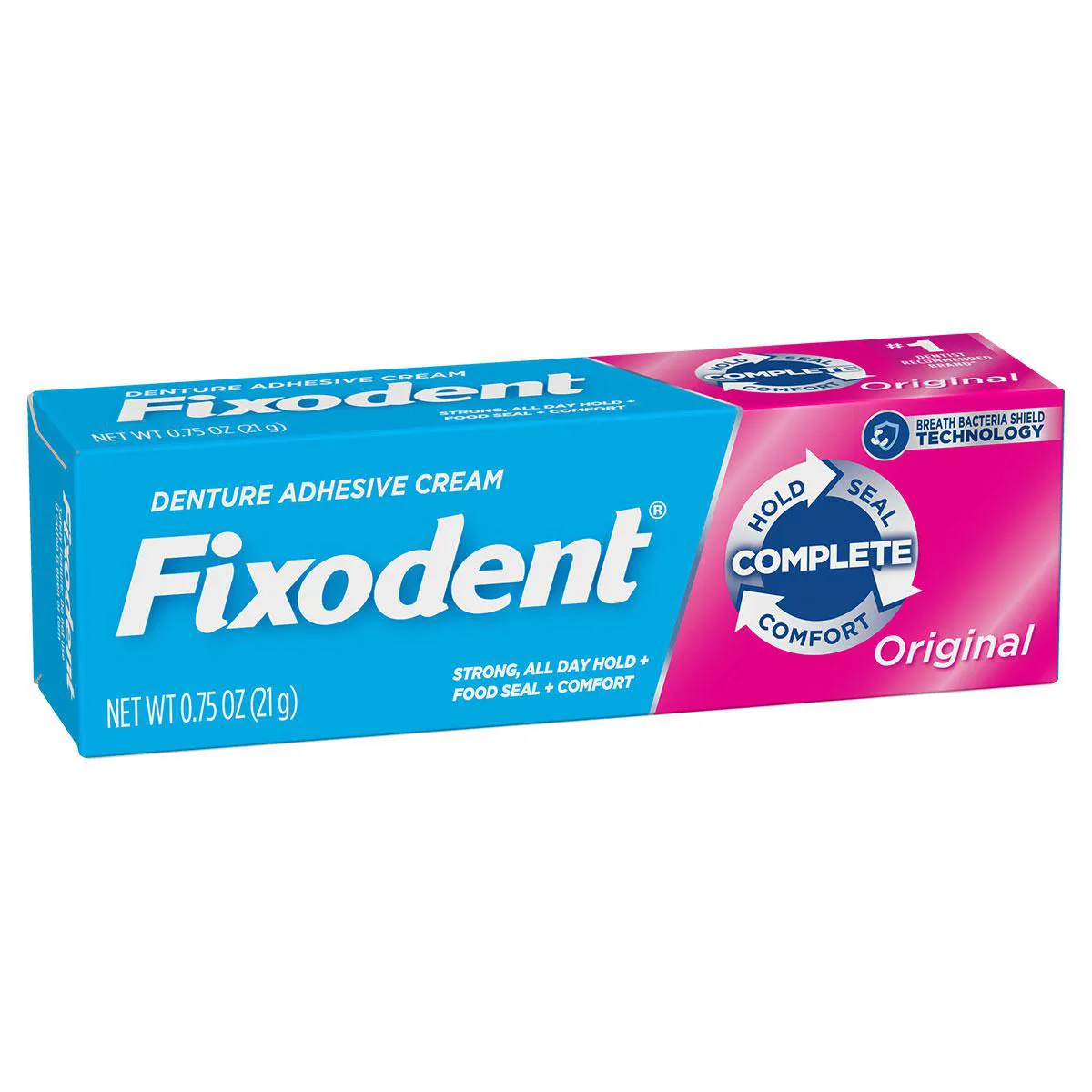 Creme Fixador de Dentadura Fixodent Original com 21g