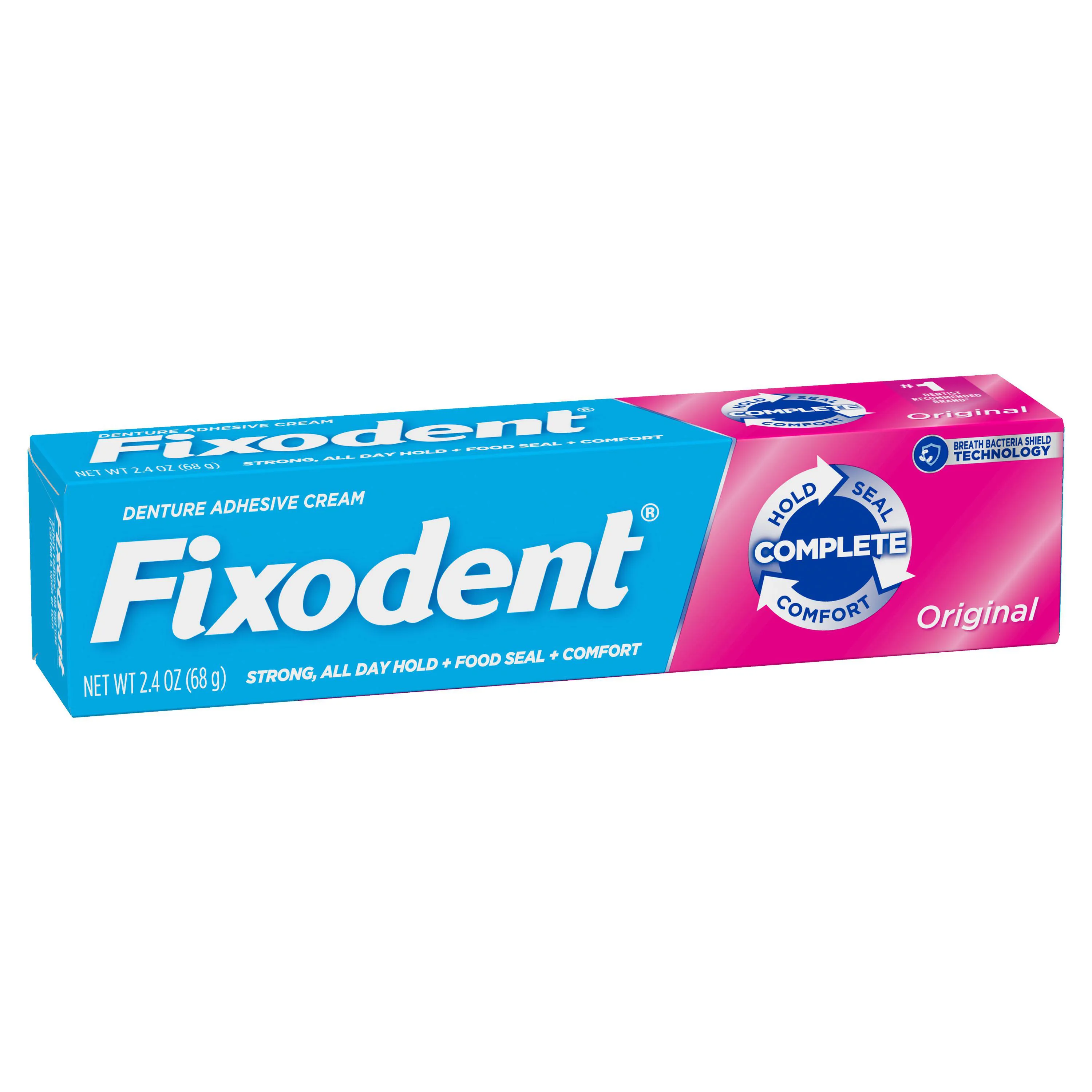 Creme Fixador de Dentadura Fixodent Original com 68g