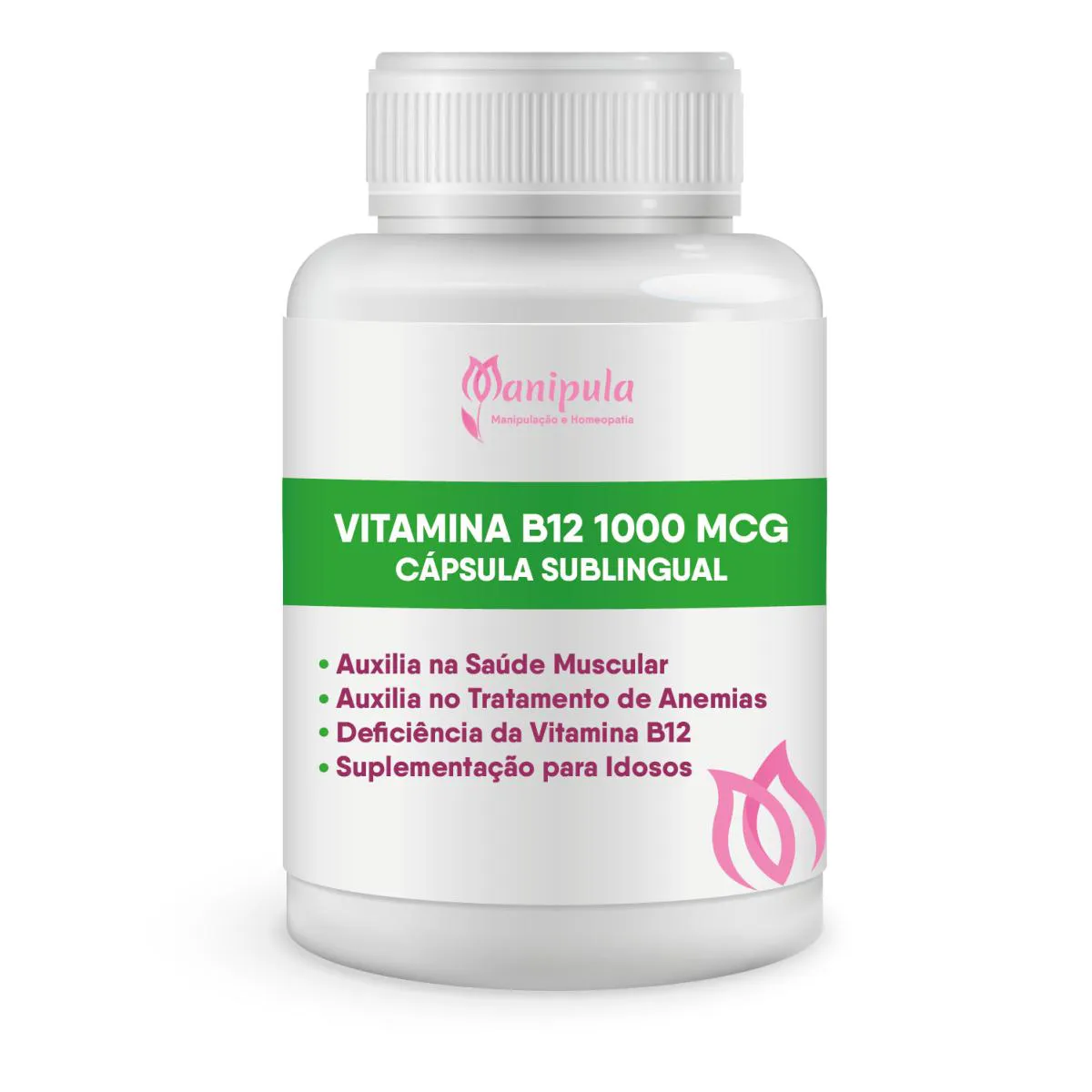 Vitamina B12 1000 mcg (metilcobalamina) Capsula Sublingual 30 Doses