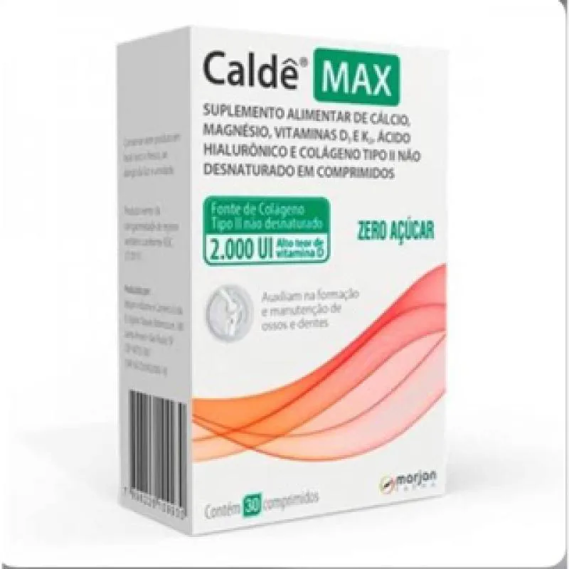 Caldê Max Zero Açúcar 30 comprimidos