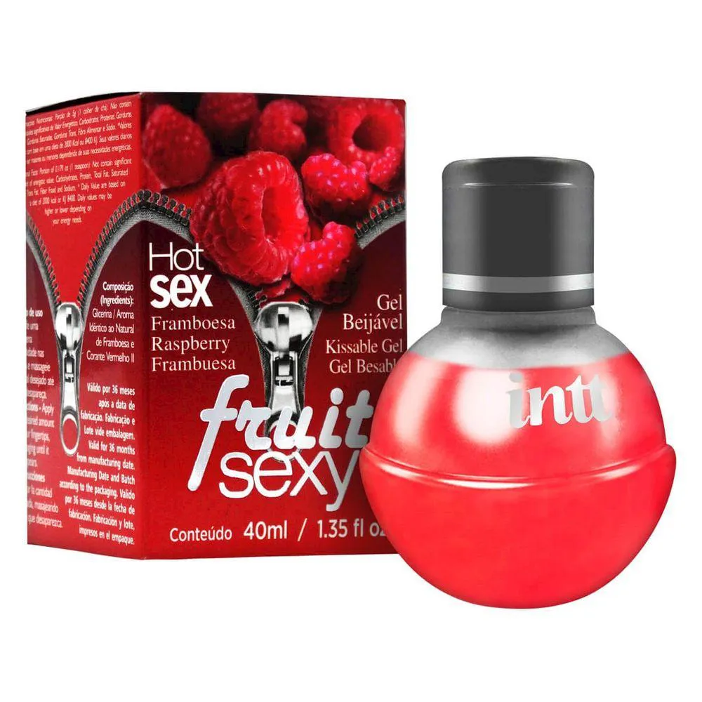 Gel Beijável Fruit Framboesa - Intt Cosméticos