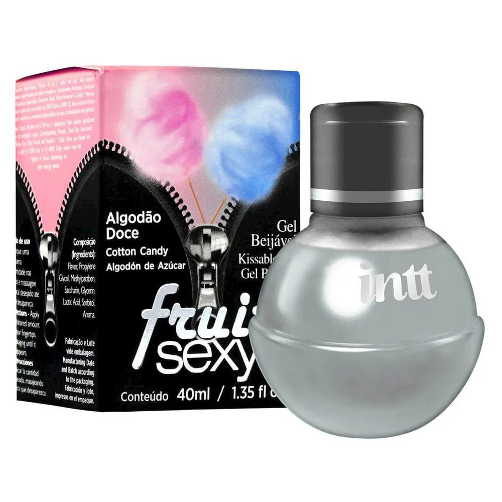 Gel Beijável Fruit Algodão Doce - Intt Cosméticos
