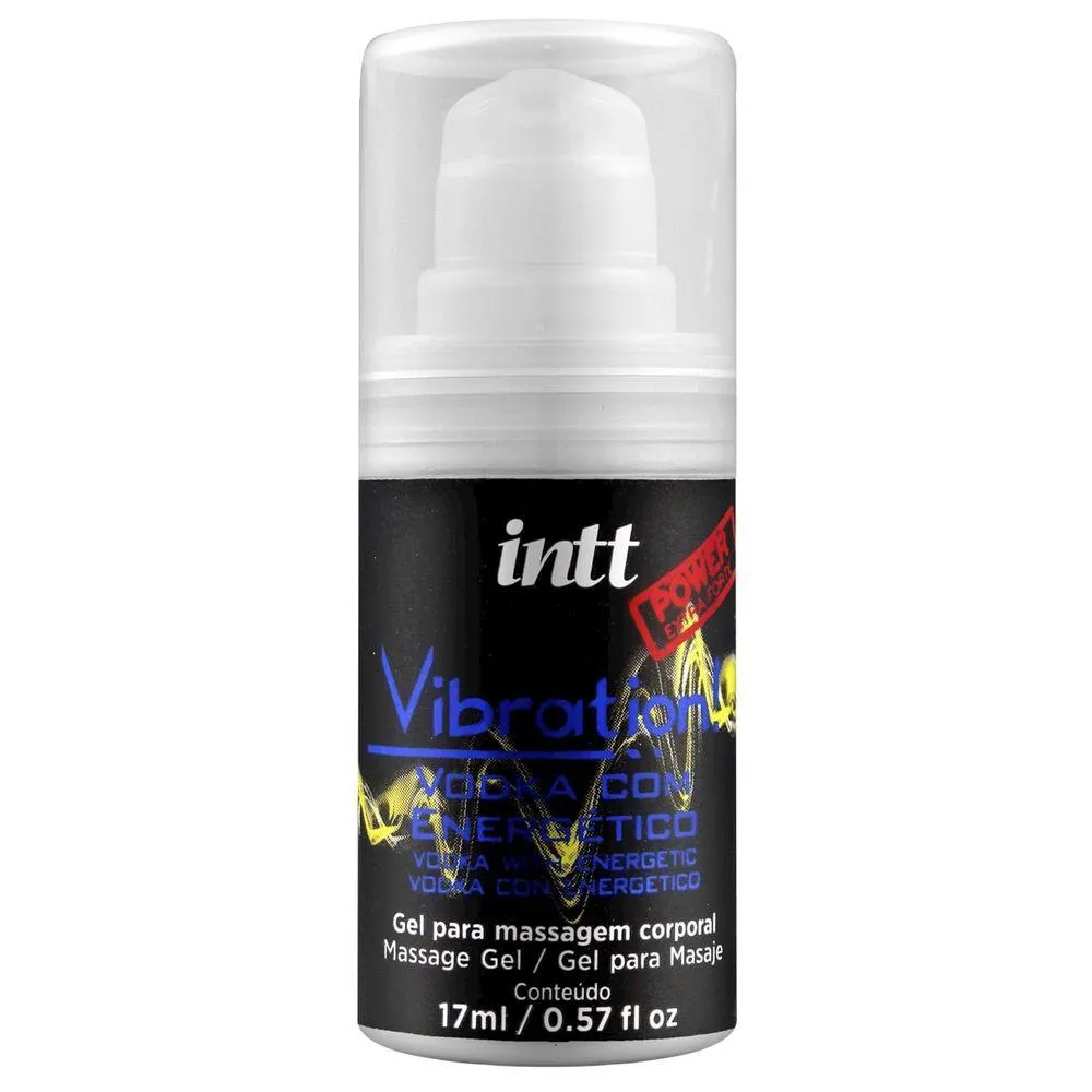 Gel Vibration Power Vodka com Energético - Intt Cosméticos
