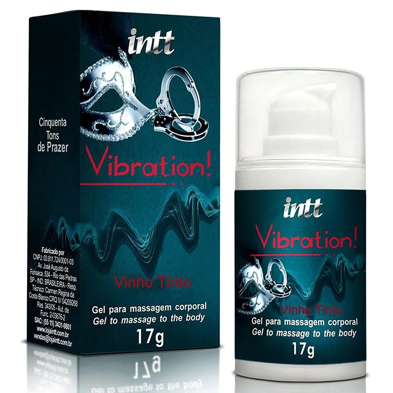 Gel Vibration Tons de Vinho Tinto - Intt Cosméticos