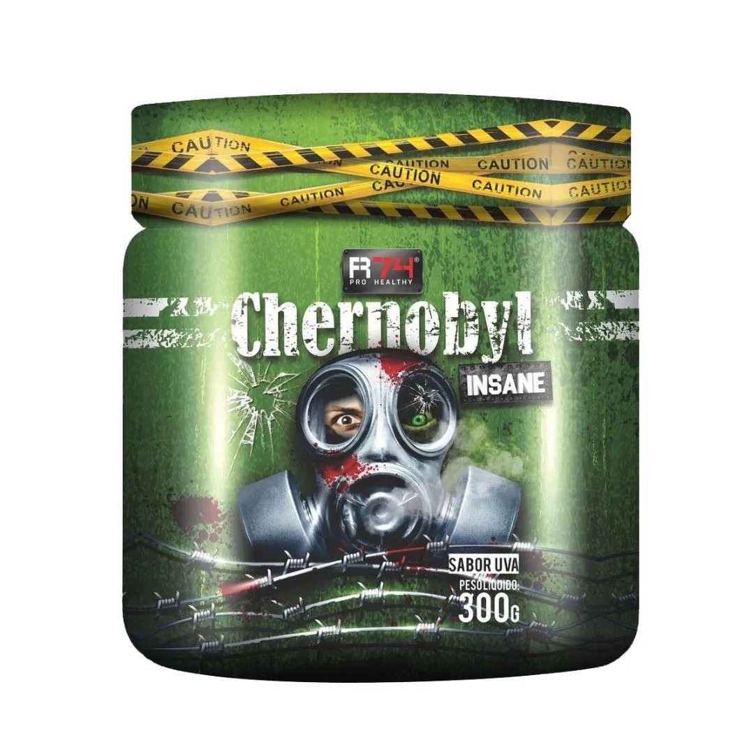 Chernobyl Insane Pré-treino 300g R74 Uva