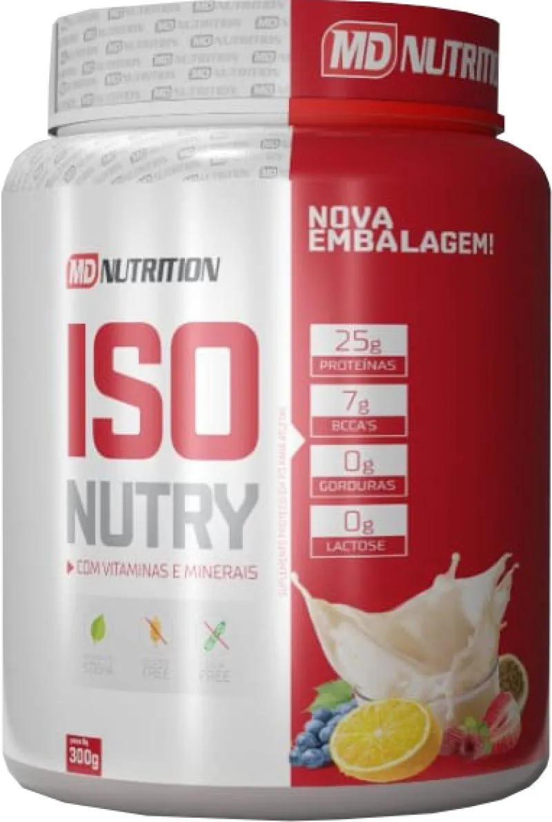 Iso Nutry Whey Isolado - sem Sabor 900g