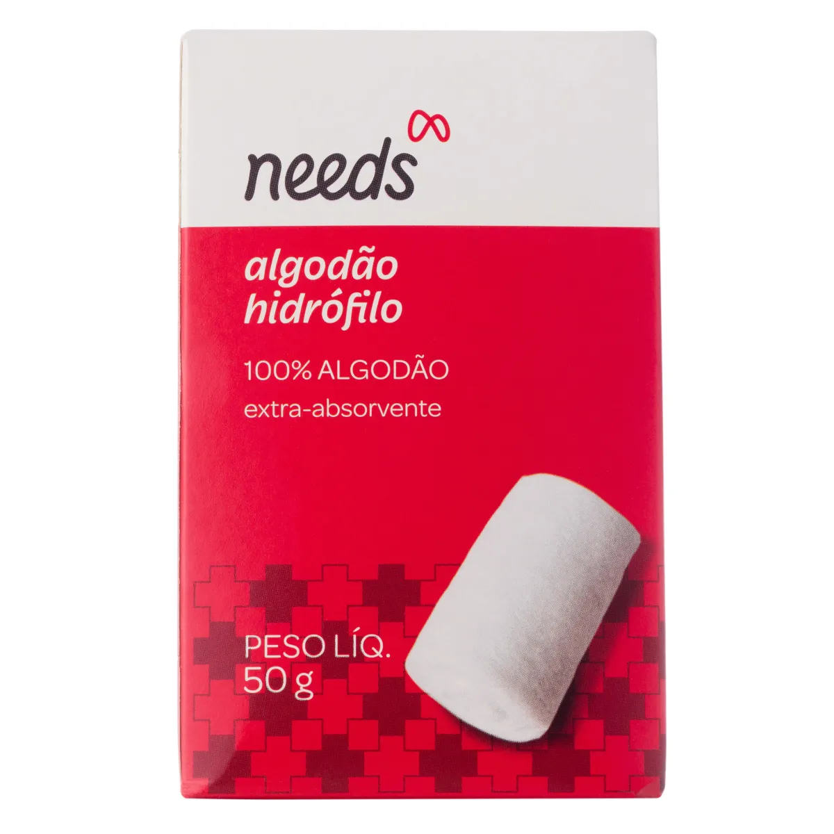 Algodão Hidrófilo em Rolo Não Estéril 500 Gramas