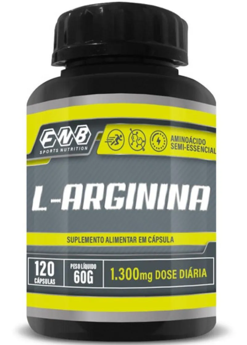 L-arginina 100% Pura 120 cápsulas - Flora Nativa do Brasil sem Sabor