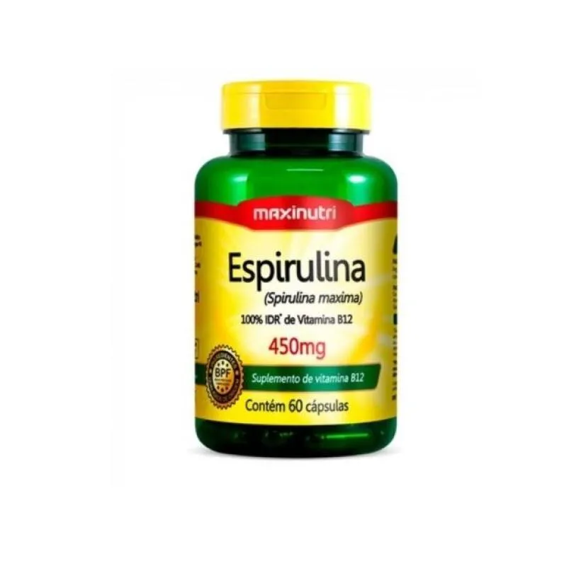 Espirulina 450Mg (60 cápsulas) - Padrão: Único