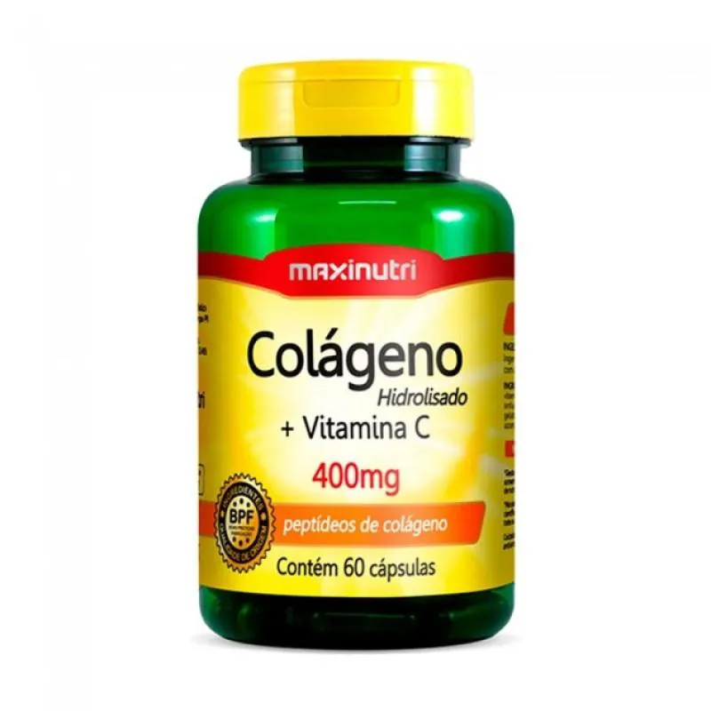 Colágeno + Vitamina C 400Mg (60 cápsulas) - Padrão: Único