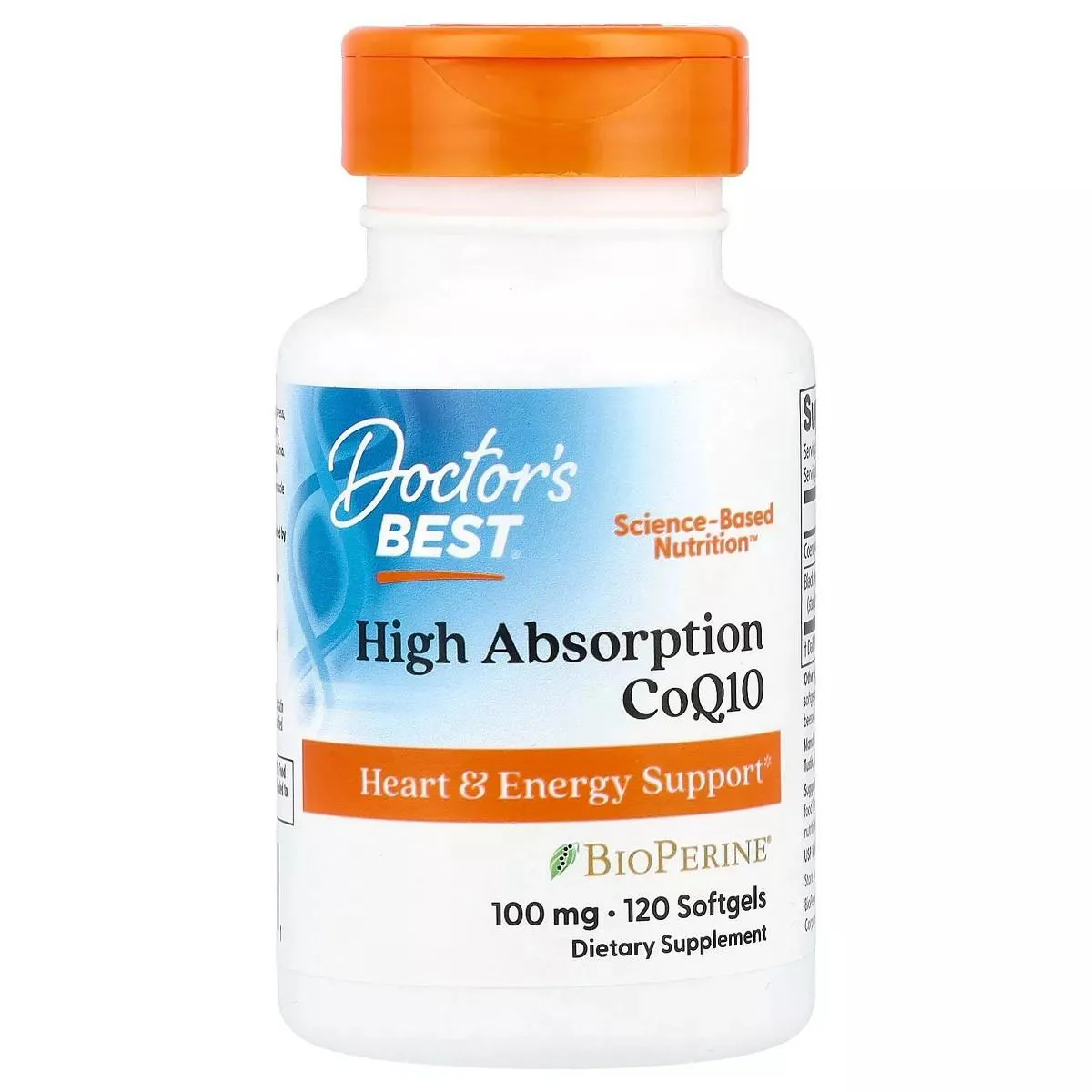 Coenzima Coq10 Bioperine 100mg 120 Softgels - Doctor`s Best