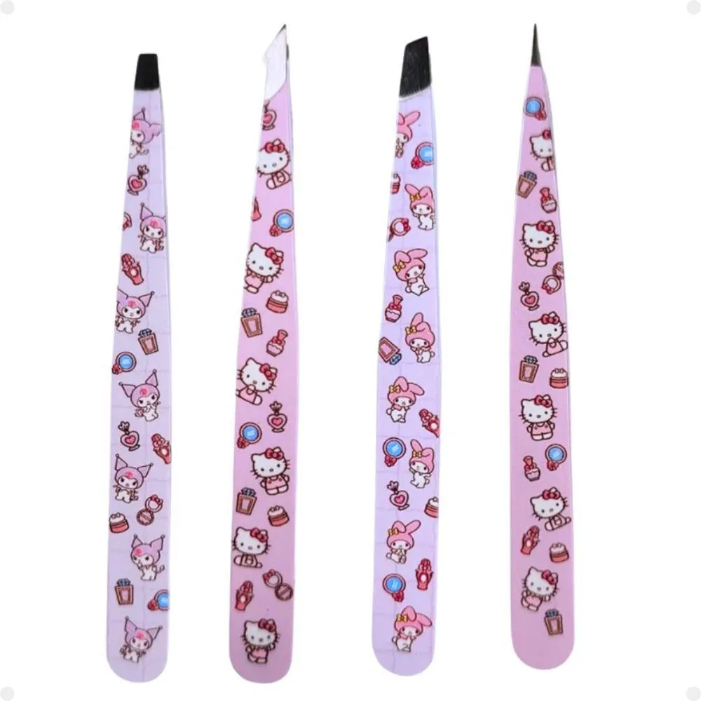 Kit de Pinças Estampadas Hello Kitty By Klass Vough Perfect Pinch Tool com 4 Twhk-10