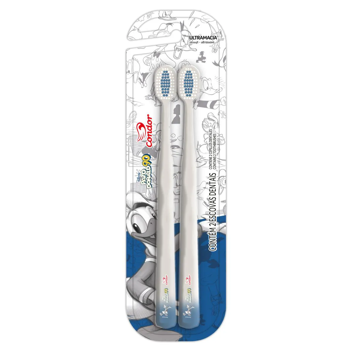 Kit Escova de Dente Condor Classic Flex Macia 3 unidades