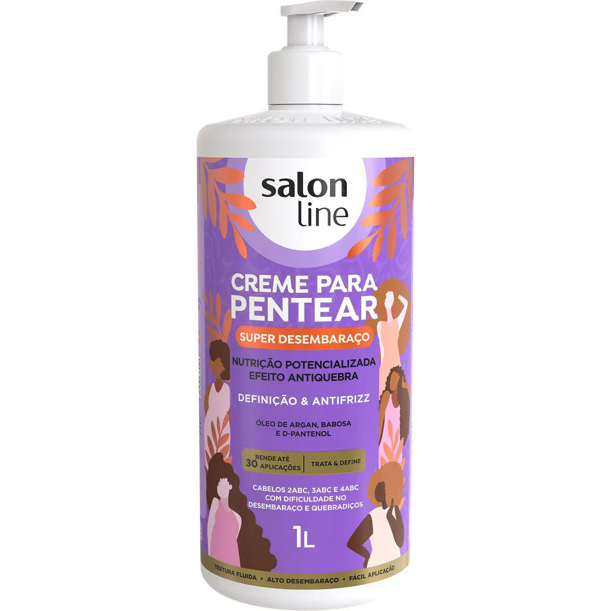 Creme para Pentear Salon Line Super Desembaraço 1L