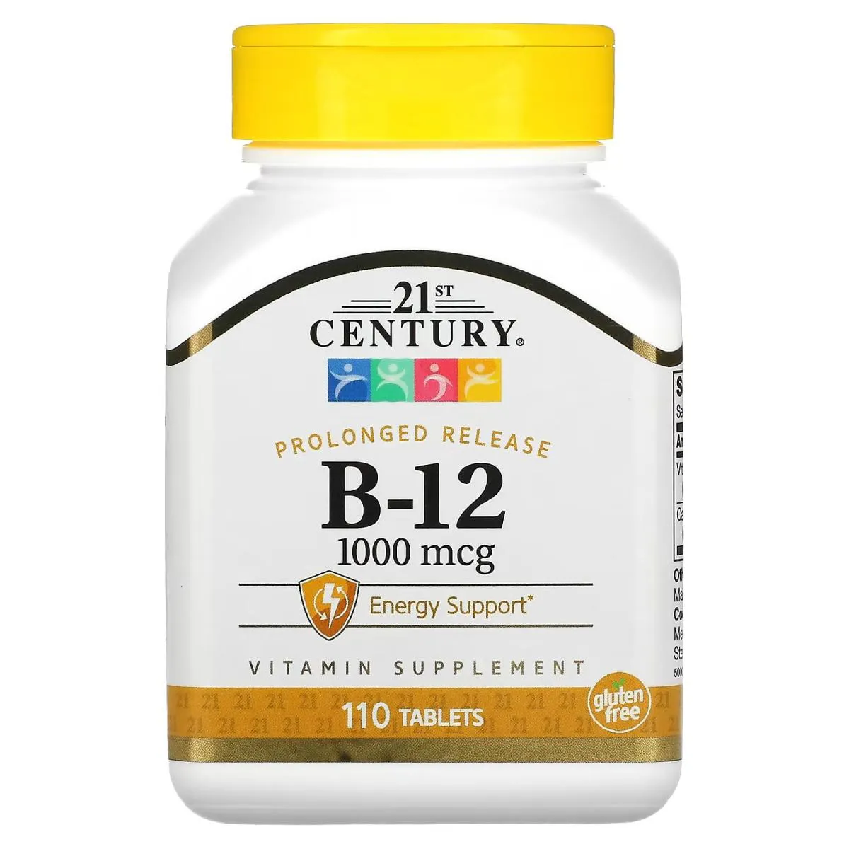 B12 1000 Mcg 110 comprimidos Sublinguais 21st Century