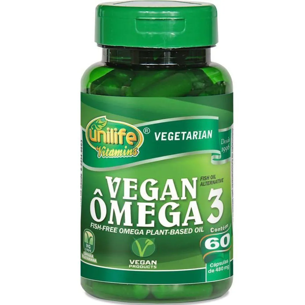 Ômega 3 Vegetal 60 cápsulas Unilife