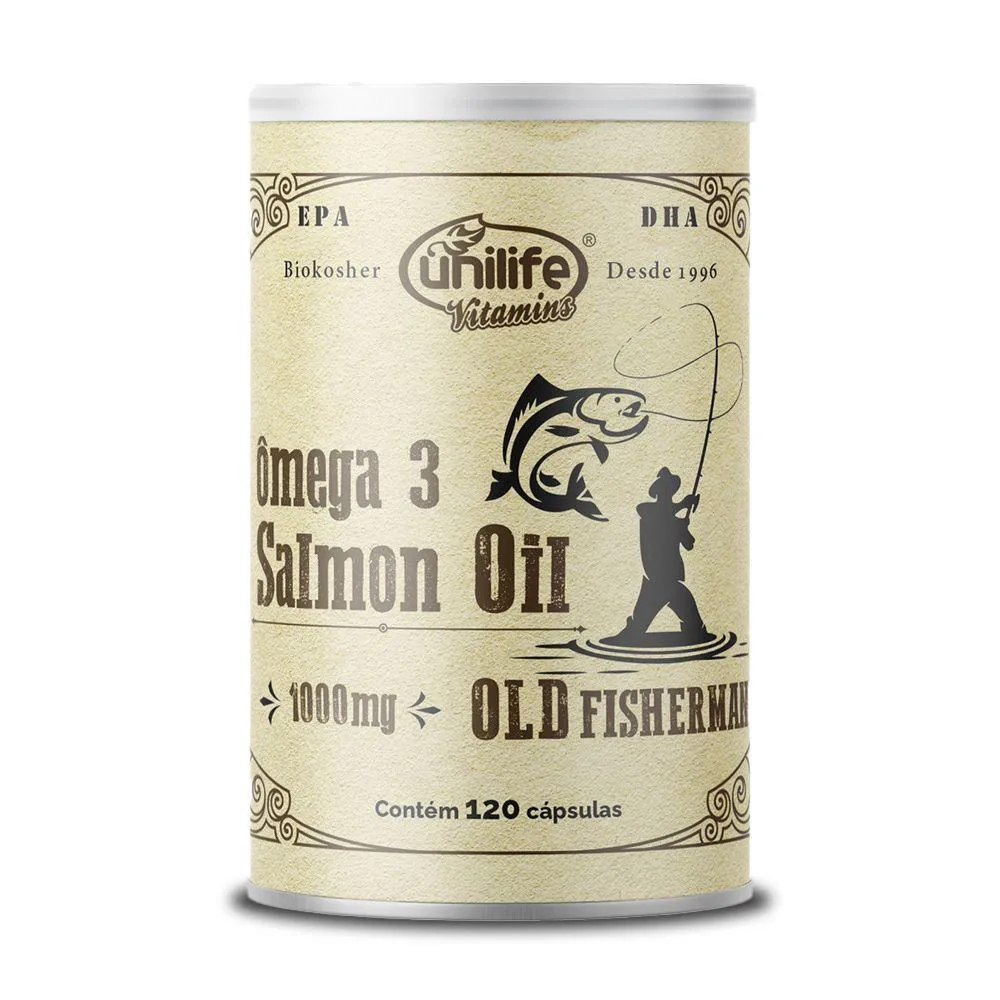 Ômega 3 Old Fisherman Unilife 120 cápsulas