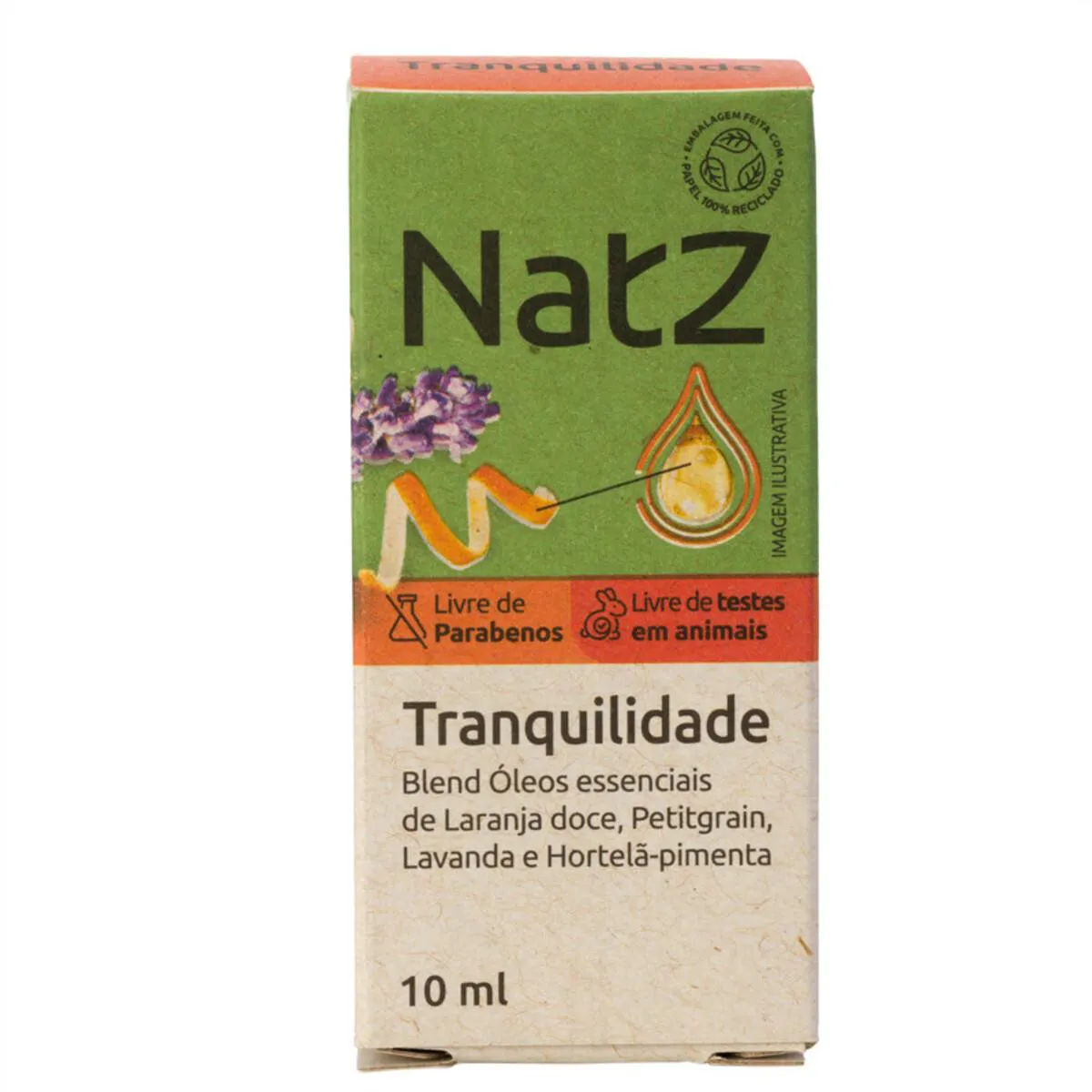 Óleo Essencial Blend Natz Tranquilidade 10ml