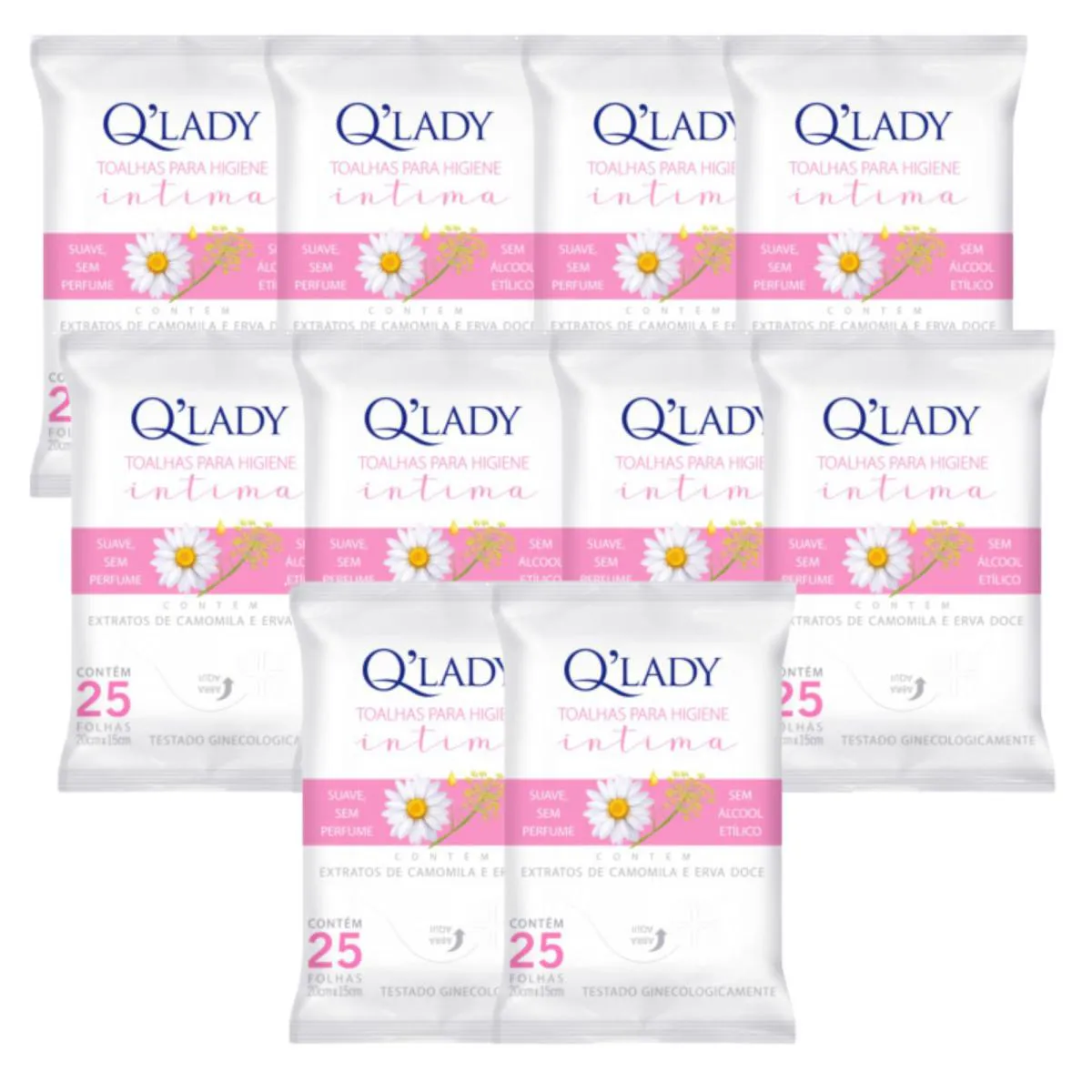 Kit C10 Toalhas para Higiene Íntima Descartável – Q Lady