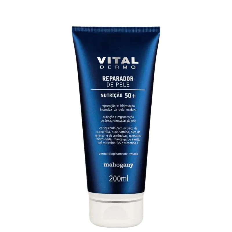 Mahogany Hidratante Reparador de Pele 50+ 200ml