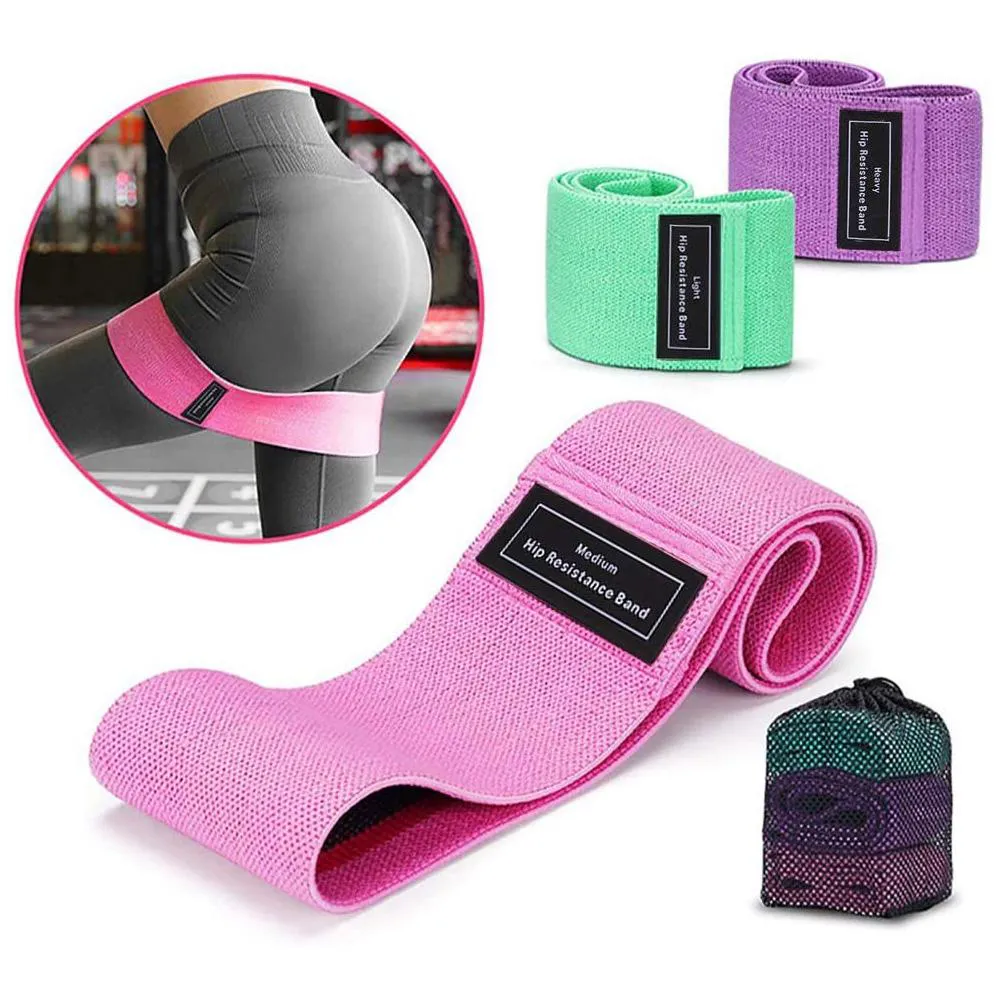 Faixas Elásticas De Exercícios Hip Resistance Bands