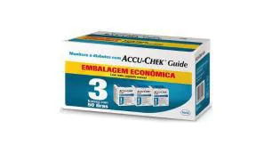 Kit 2x Tiras Reagentes Accuchek Guide Cx C 150 Unidades Roche