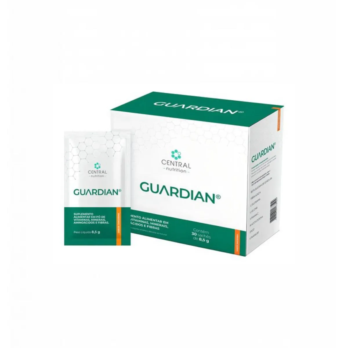 Guardian 8,5g - 30 Sachês - Central Nutrition - Tangerina