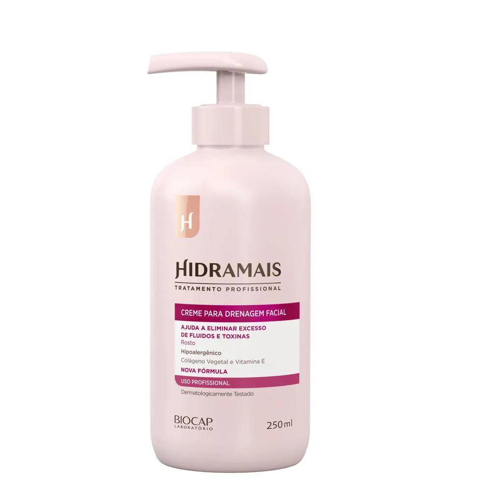 Creme Para Drenagem Facial 250Ml