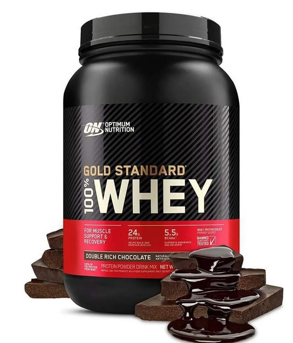 Whey Gold Standard 907 Gramas ( 2lbs ) - Optimum Nutrition Morango