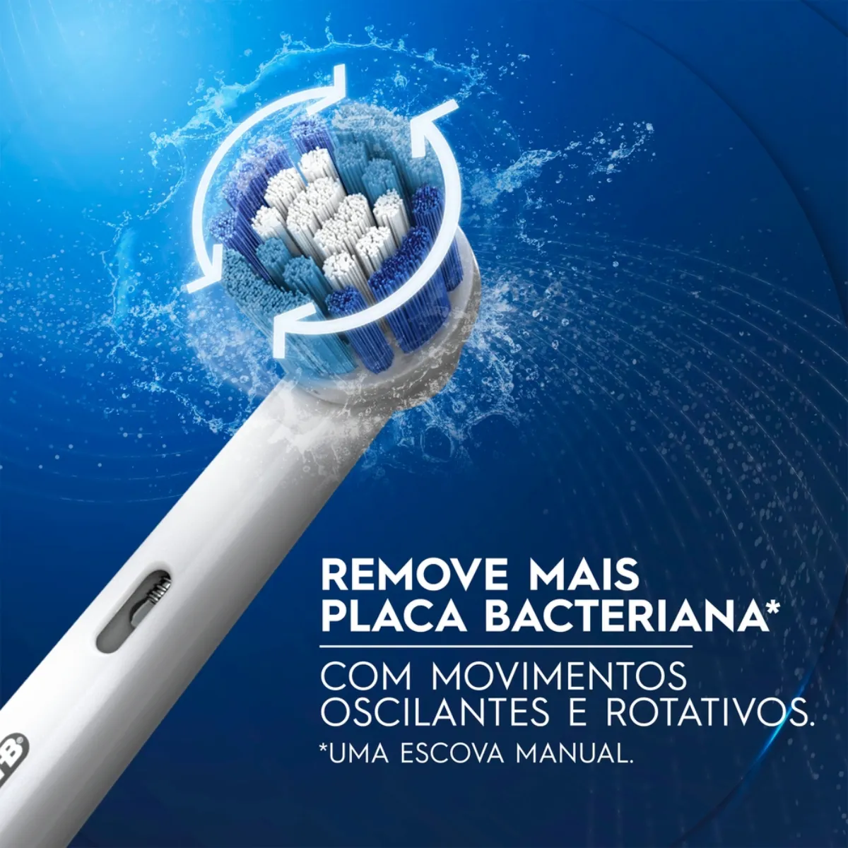 Kit Oral-B Escova de Dente Elétrica Pro-Clean Power + Pasta de Dente 3D White 3 unidades com 70g cada
