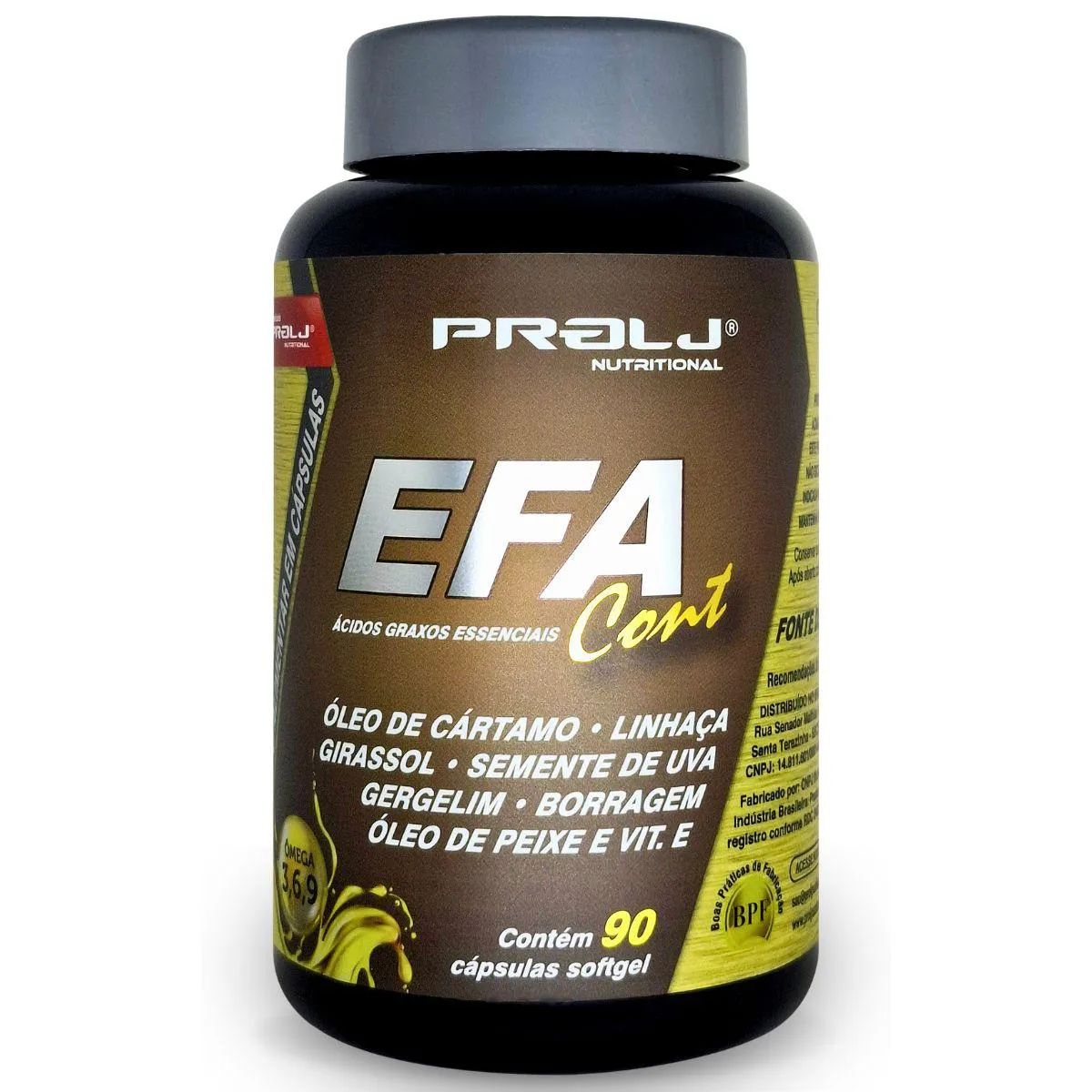 Efa Cont Ácidos Graxos Essenciais 1000Mg 90 cápsulas Prolj Nutritional