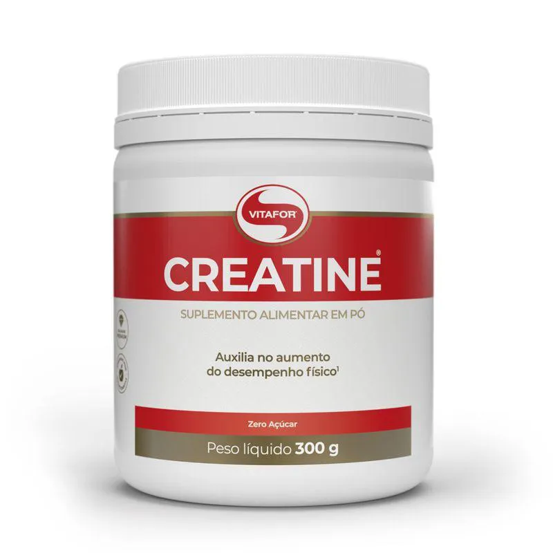 Creatina Vitafor 100% Pura Creatine 300g Monohidratada