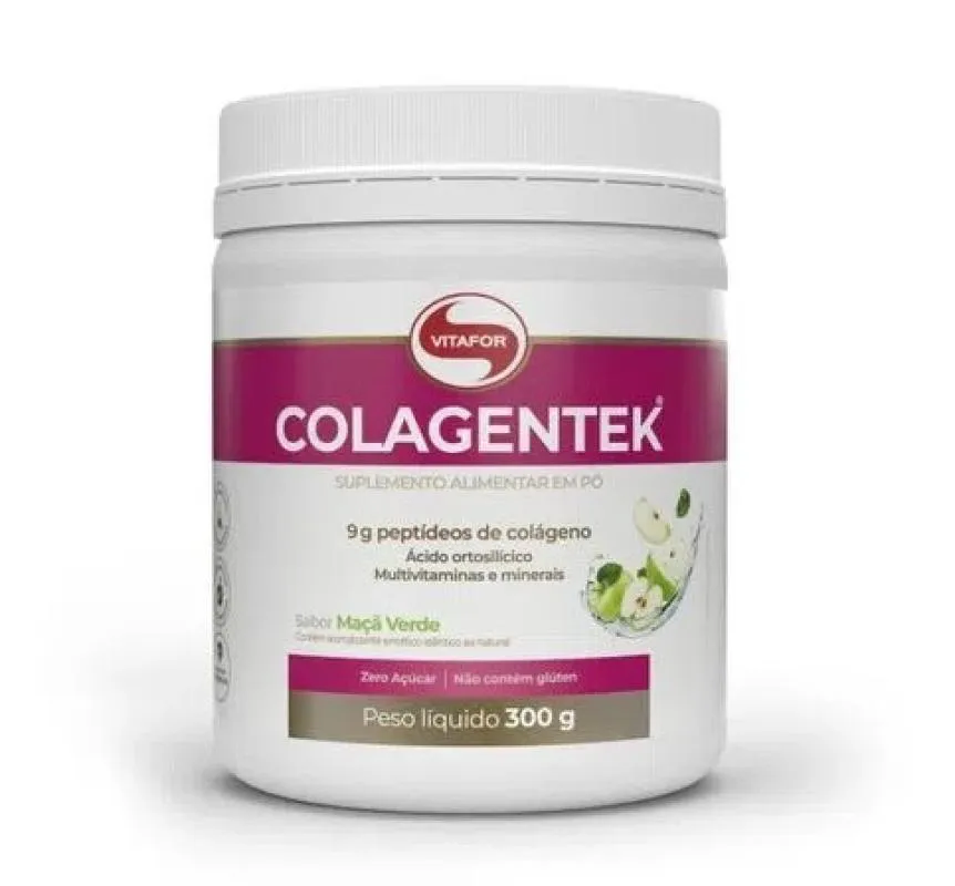 Colagentek (300G) - Sabor: Maçã Verde