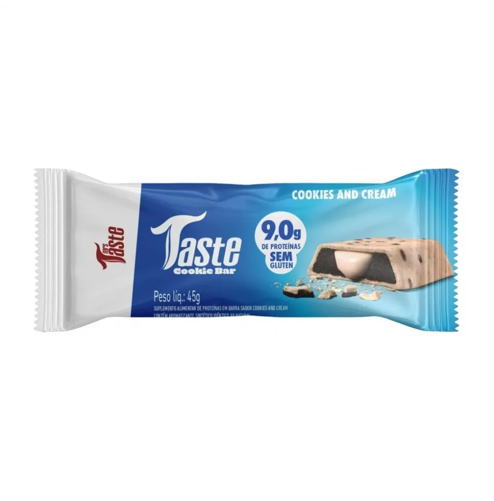 Taste Cookie Bar (45G) - Sabor: Cookies E Cream