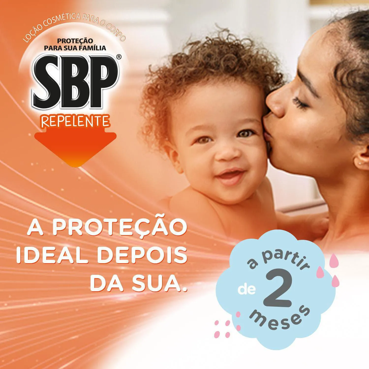 Repelente Infantil SBP Baby Icaridina Sem Fragrância Loção 100ml