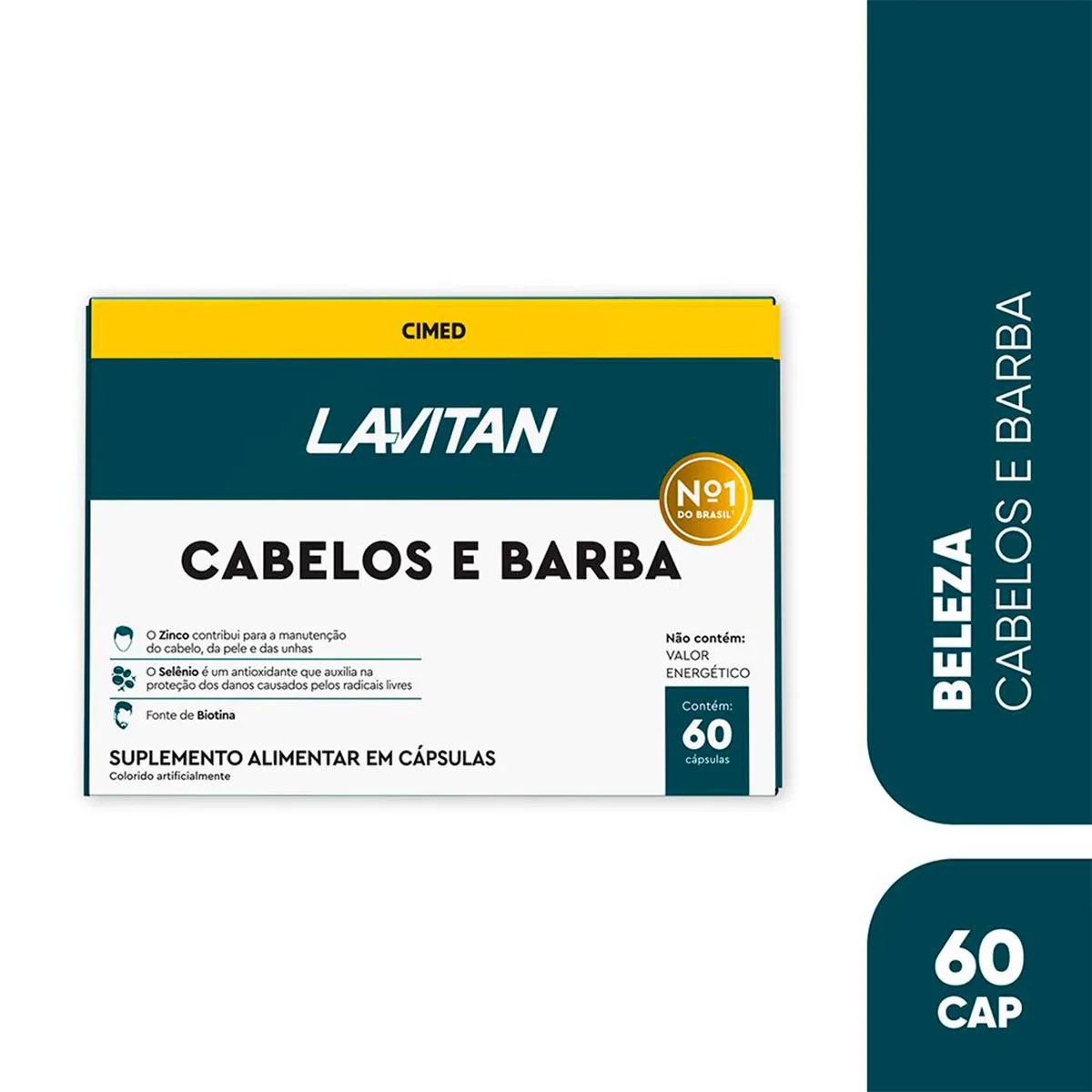 Kit Polivitamínico Lavitan A-Z Original 60 comprimidos + Cabelos e Barba 60 cápsulas