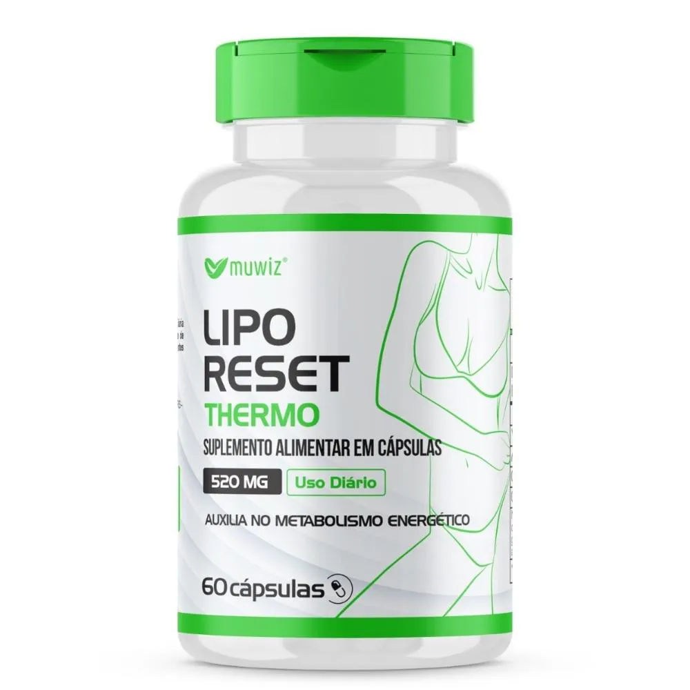 Lipo Reset Thermo 60 cápsulas 500mg Muwiz