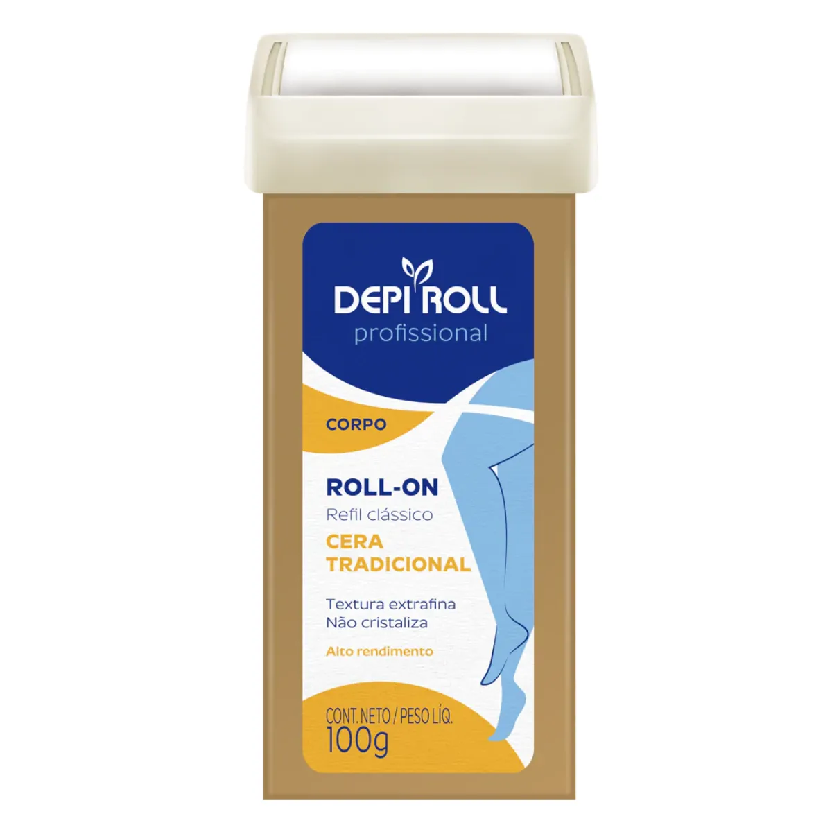 Cera Quente Depilatória Depilflax Natural 1kg