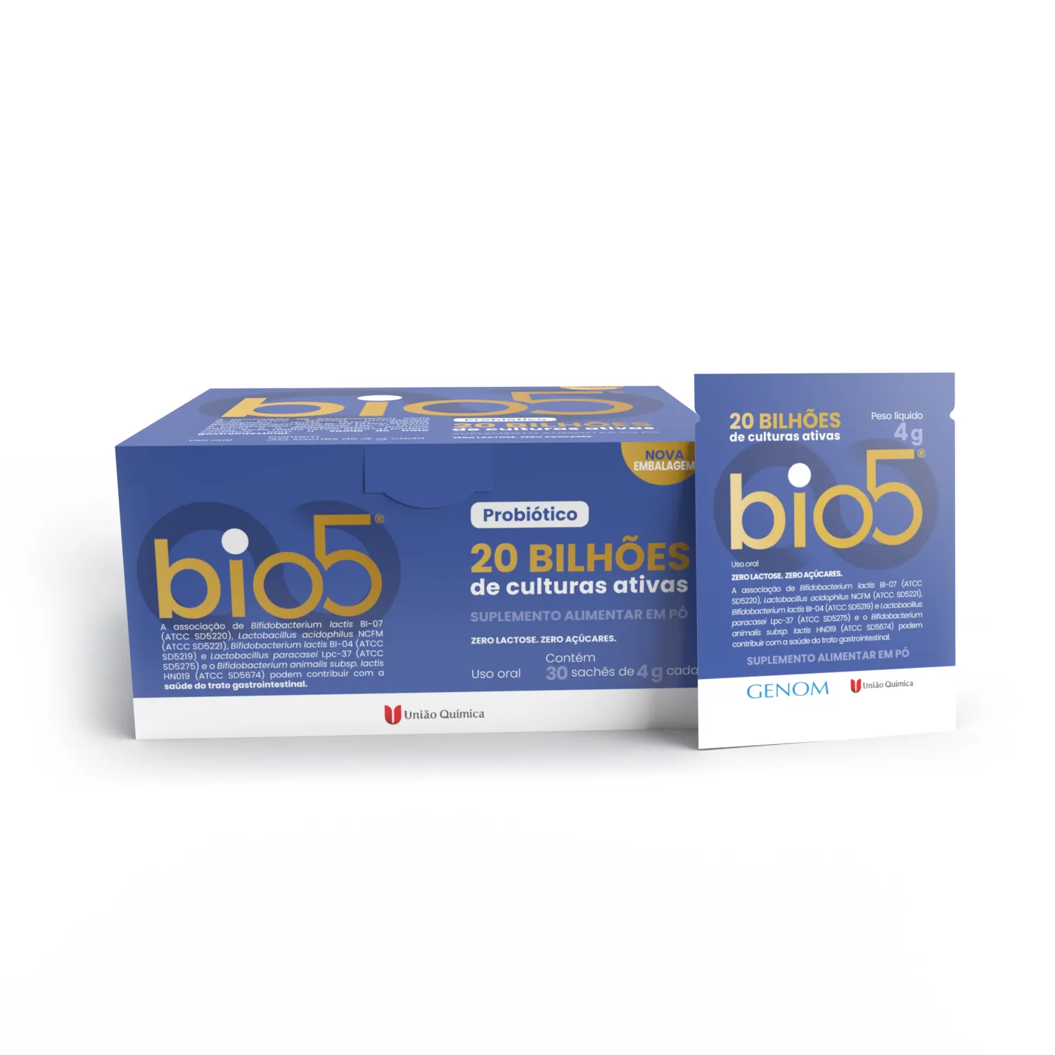 Probiótico Bio 5 30 sachês de 4g cada