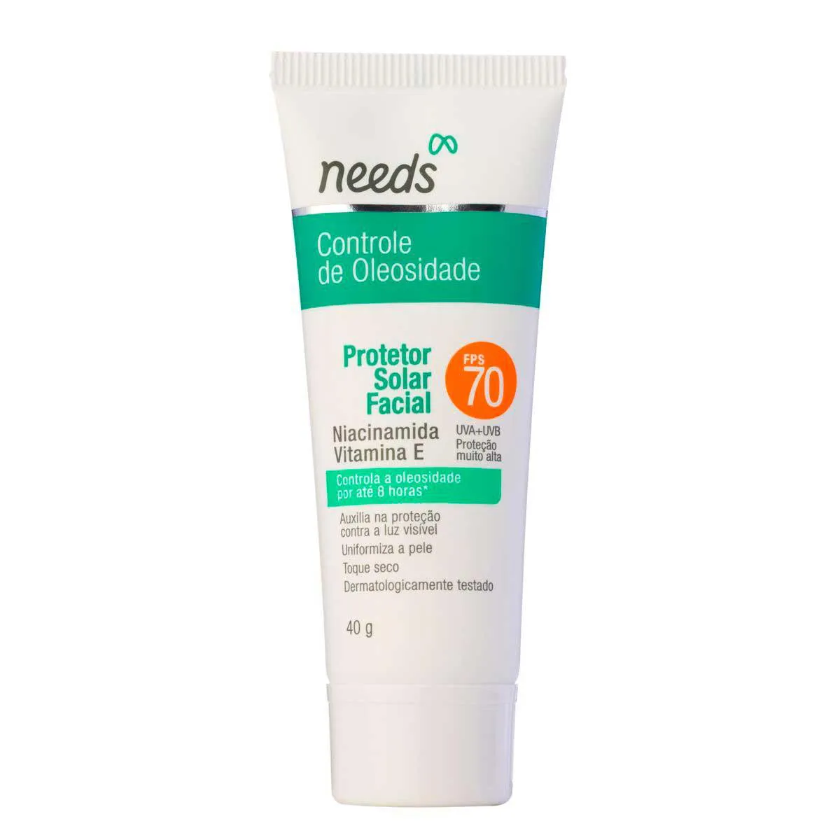 Protetor Solar Facial Needs Controle de Oleosidade FPS 70 40g