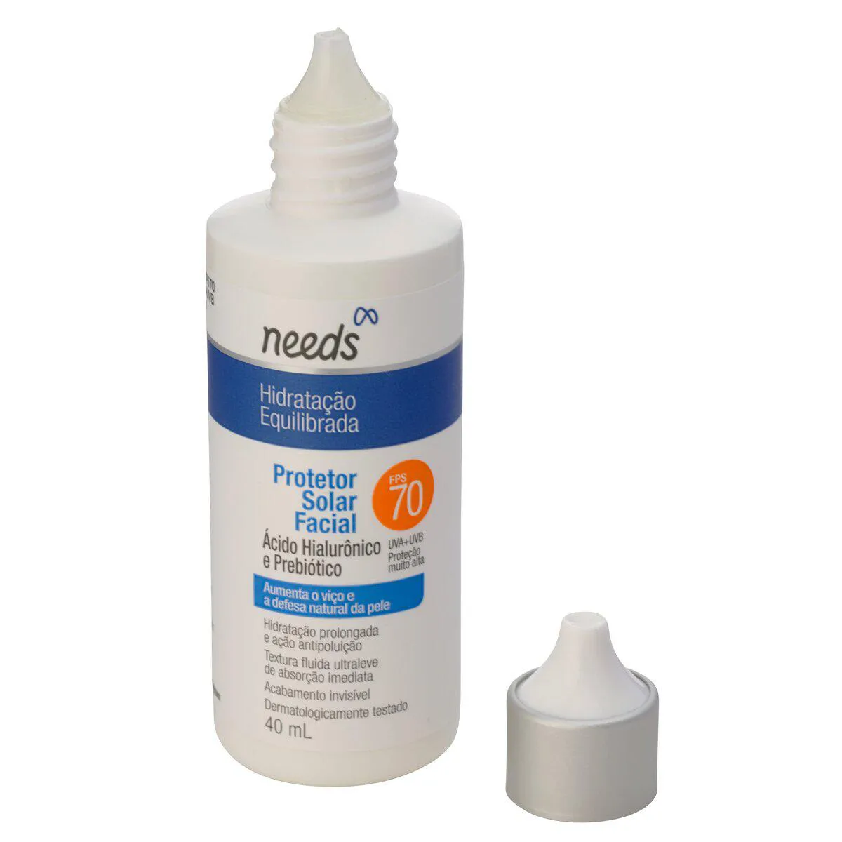 Protetor Solar Facial FPS 70 Needs Hidratação Equilibrada 40g