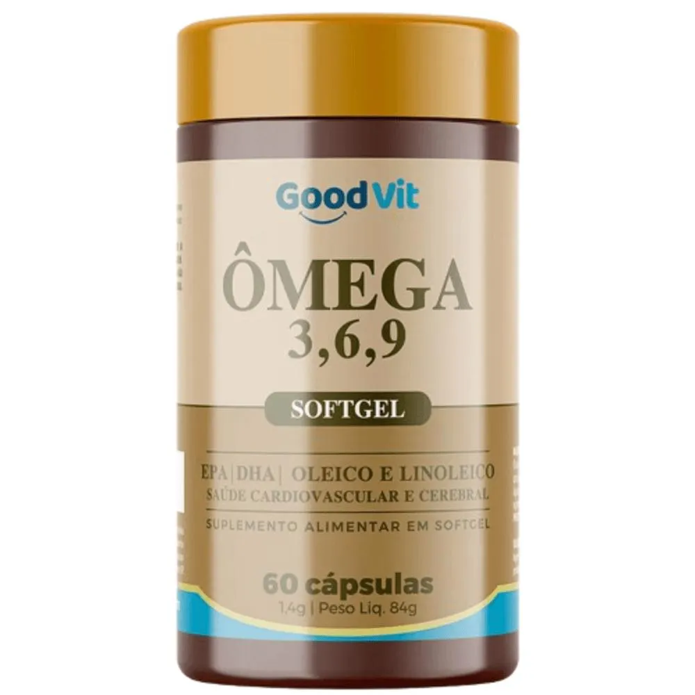 Ômega 3,6,9 Softgel C/60 cápsulas - Good Vit