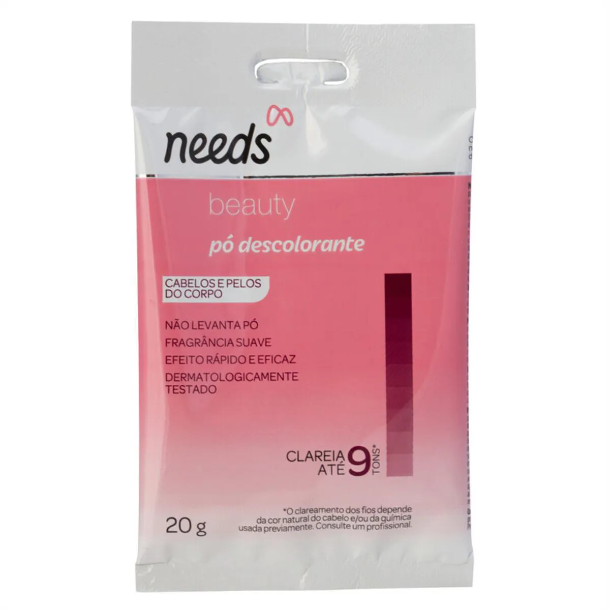 Kit Descolorante de Pelos Needs Beauty Extrato de Camomila