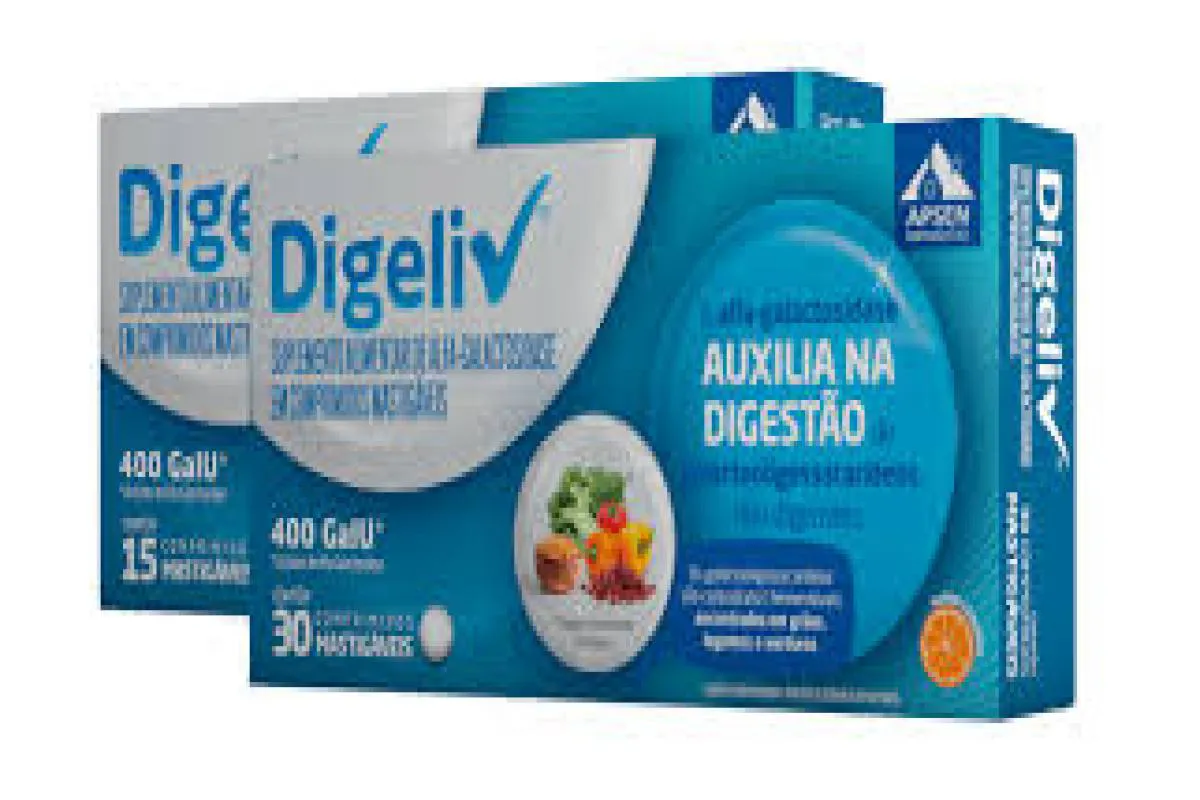 Digeliv Kit C/2 Caixas 30 comprimidos Mastigáveis Cada